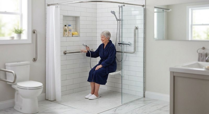 Mobility Shower Installation in Portland, ME